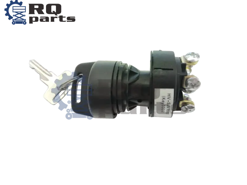 Replacement DINGLI Key Switch Assembly 00001243 for JCPT1212 and JCPT1912DC Scissor Lift Ground Control Panel