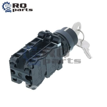 Replacement Genie Ignition Switch Key Kit Assembly 122517GT for S-100HD S-125 Telescopic Boom Lift Ground Control Panel