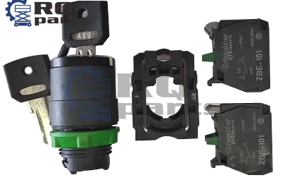 Replacement Genie 2-Position Key Switch Assembly 124642GT for AWP Super Series Vertical Mast Lift Control Panel