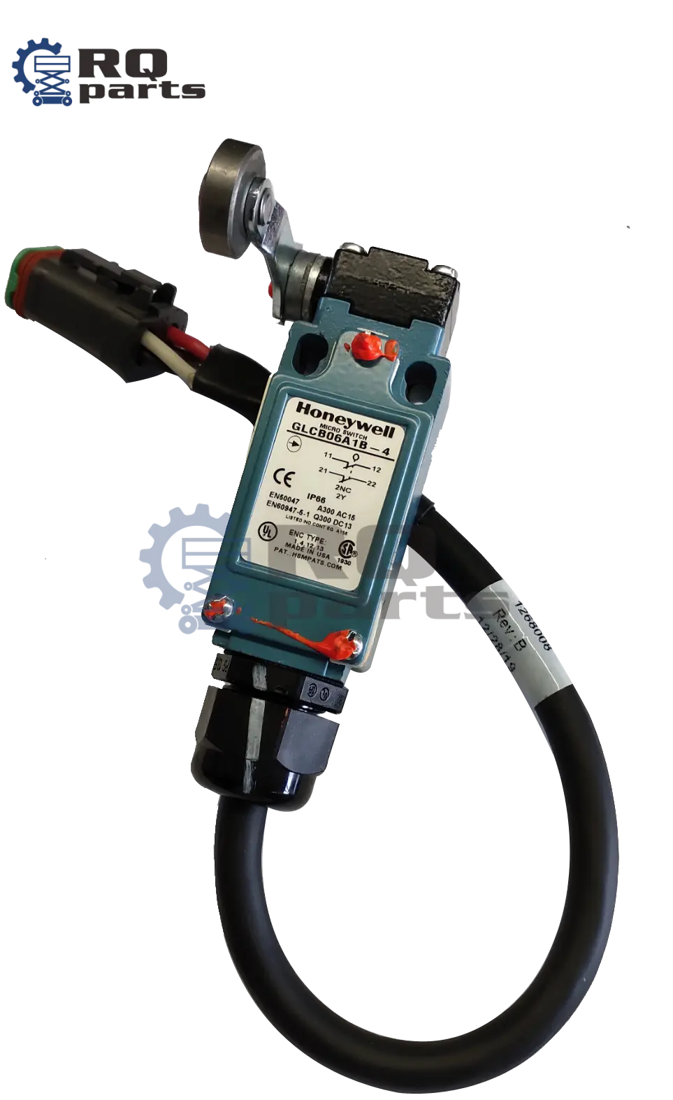 RQ Parts - Genie Boom Retraction Safety Switch Assembly 1268008GT SX Series