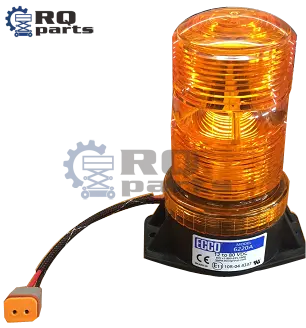 RQ Parts - JLG LED Strobe-Amber Lamp Assembly 2920161 Safety Warning Light for 1350SJP 3246ES Lifts