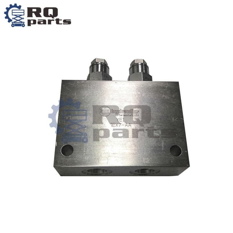 Replacement Genie Hydraulic Dual Counterbalance Manifold 30823GT for S-60 Boom Lift Telescope Cylinder