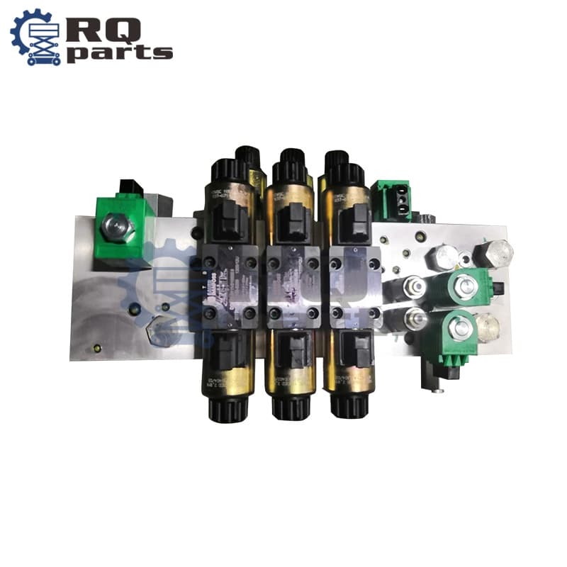 Replacement Genie Hydraulic Manifold Assembly 146175GT 3 Function with Bypass Valve for S-80 Boom Lift