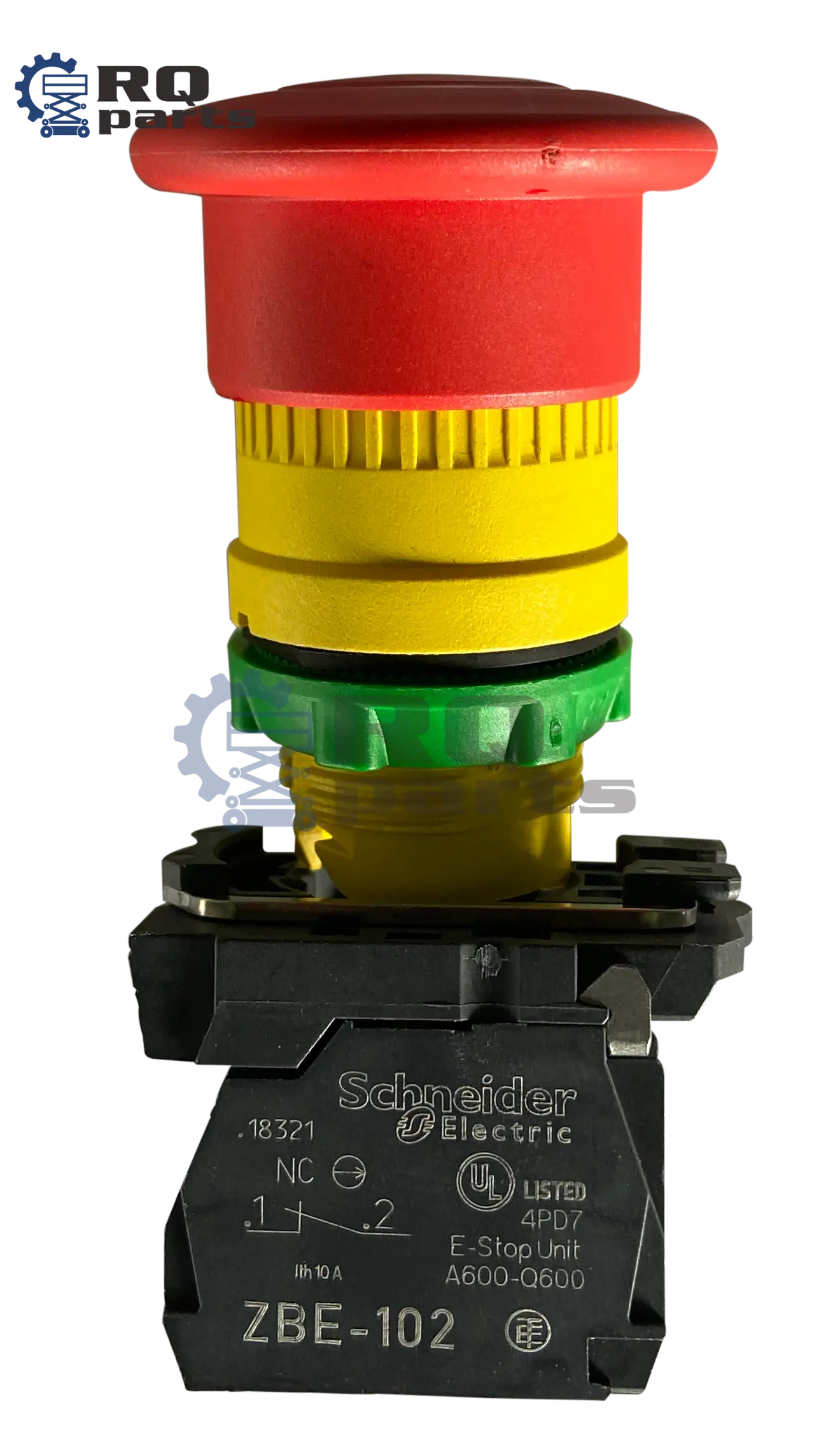 Replacement Genie Emergency Stop Switch 122514GT for S-60 Telescopic and Z-45/22 Articulating Boom Lift Control Panel