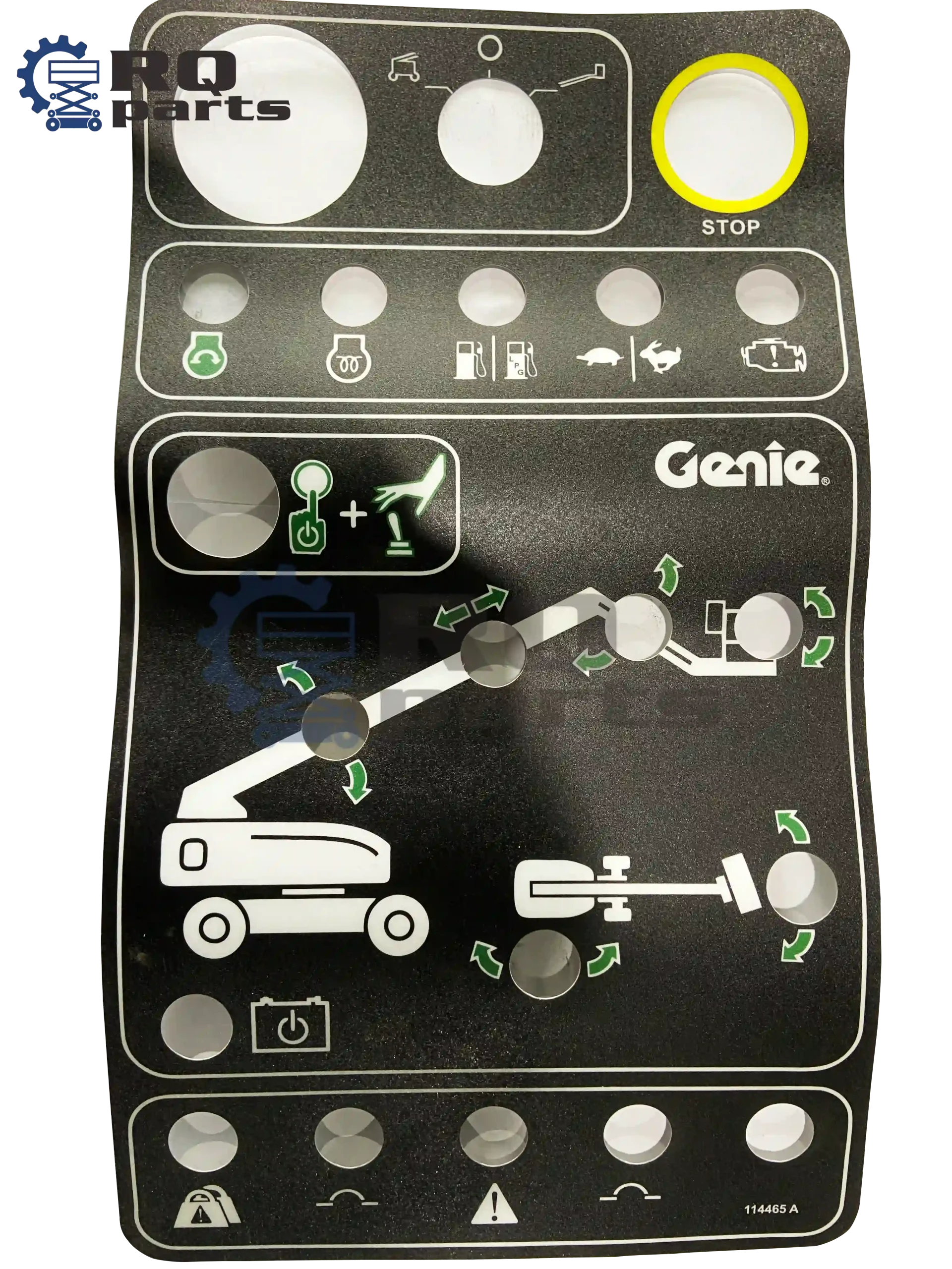 Genie Ground Control Panel Decal 114465GT
