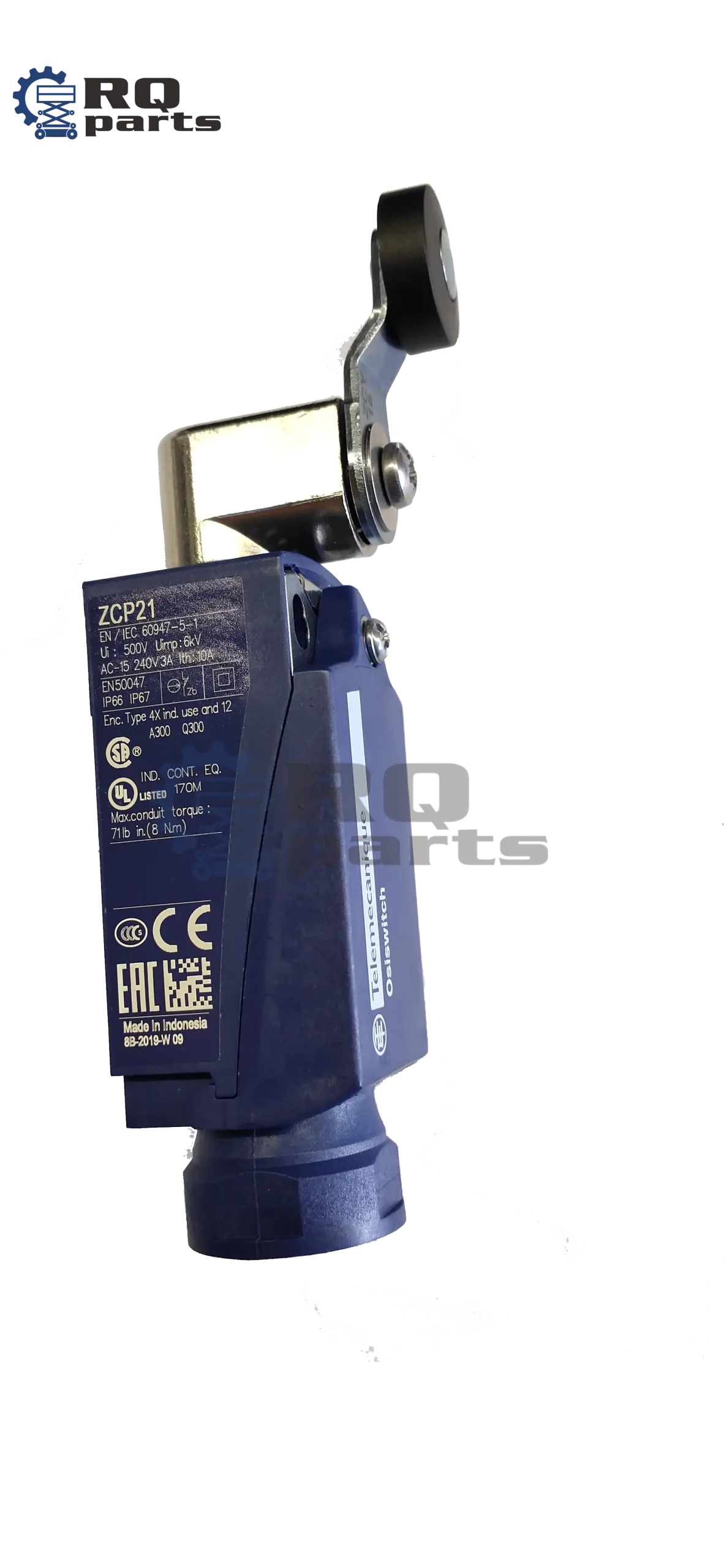 RQ Parts - Genie Limit Switch 34961GT with Roller Arm for S-60 Z-45/22 Boom Lift Safety System