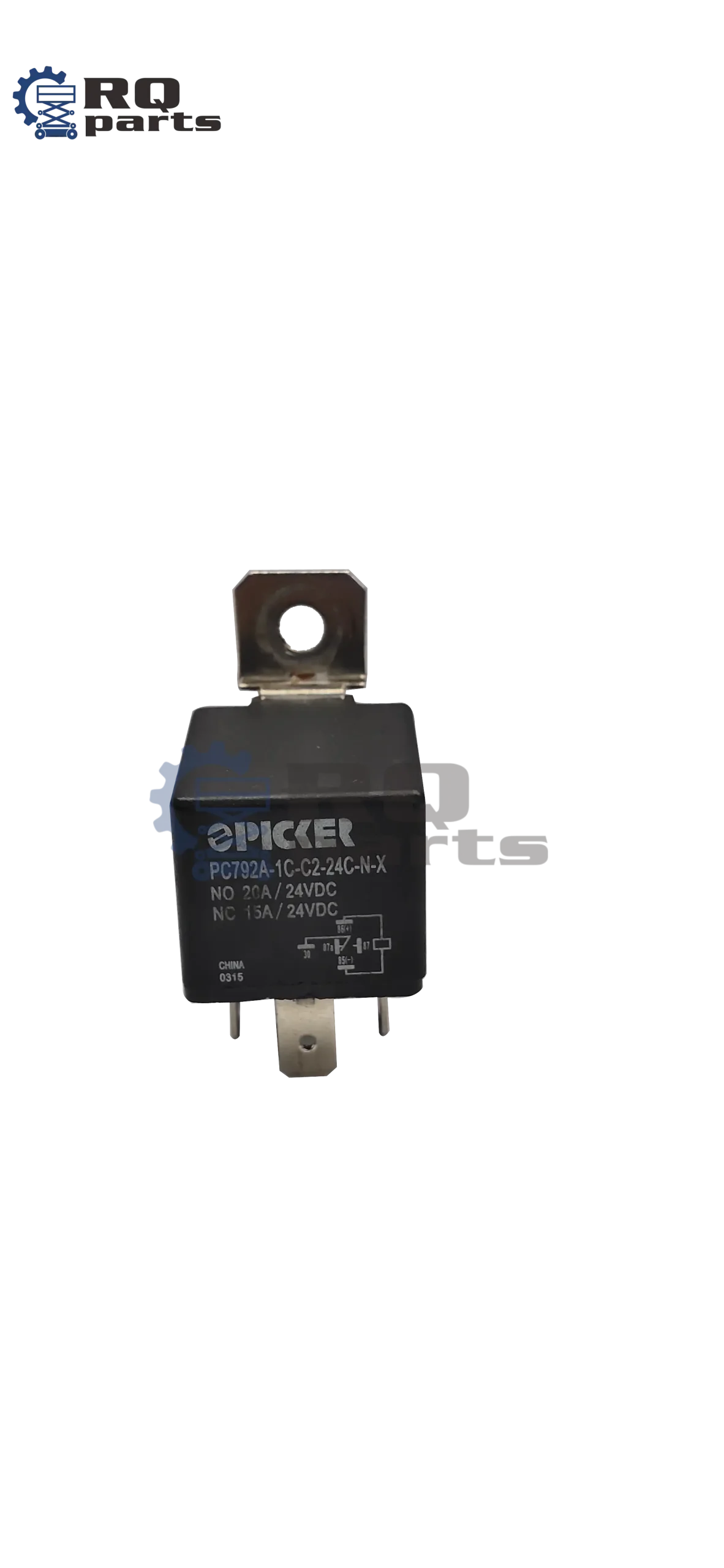 RQ Parts - JLG Relay 3740069 24V 30/40A 5-Pole Electrical Switch for 2632E2 20MSP Electric Lift