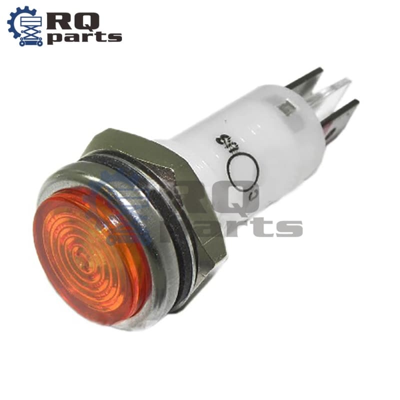 RQ Parts - Genie 12V Amber LED Mini Indicator Light 824880GT for Boom and Scissor Lift Control Panel