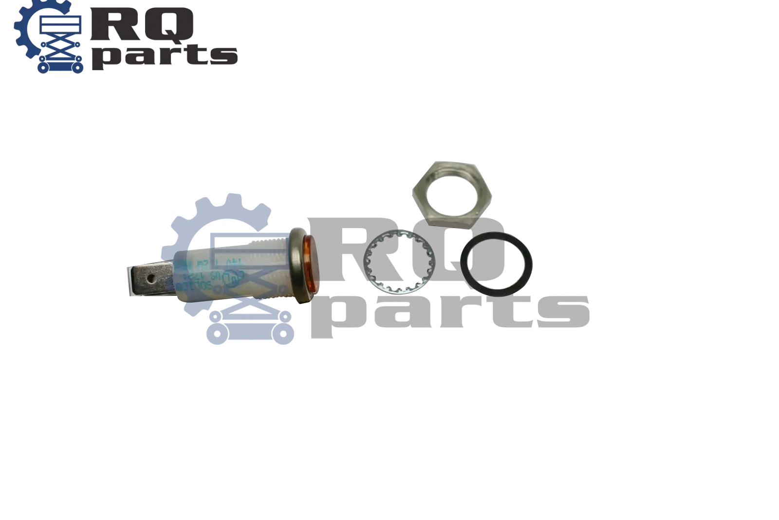 RQ Parts - Genie 12V Amber Indicator Lamp 824882GT Engine Status Light for Diesel/Gas Boom Lift Control Panel