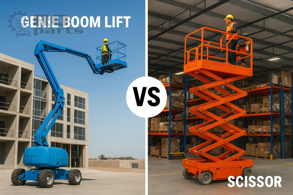 Application Scenarios Genie Boom Lifts vs. Scissor Lifts