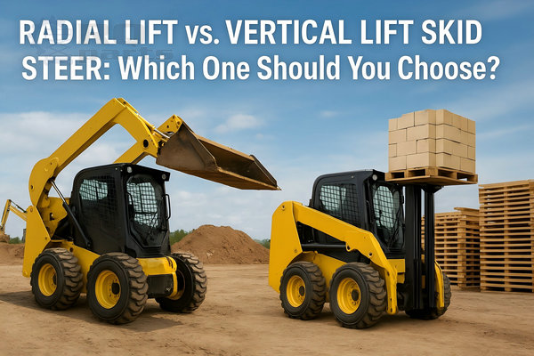 Radial Lift vs. Vertical Lift Skid Steer Which One Should You Choose