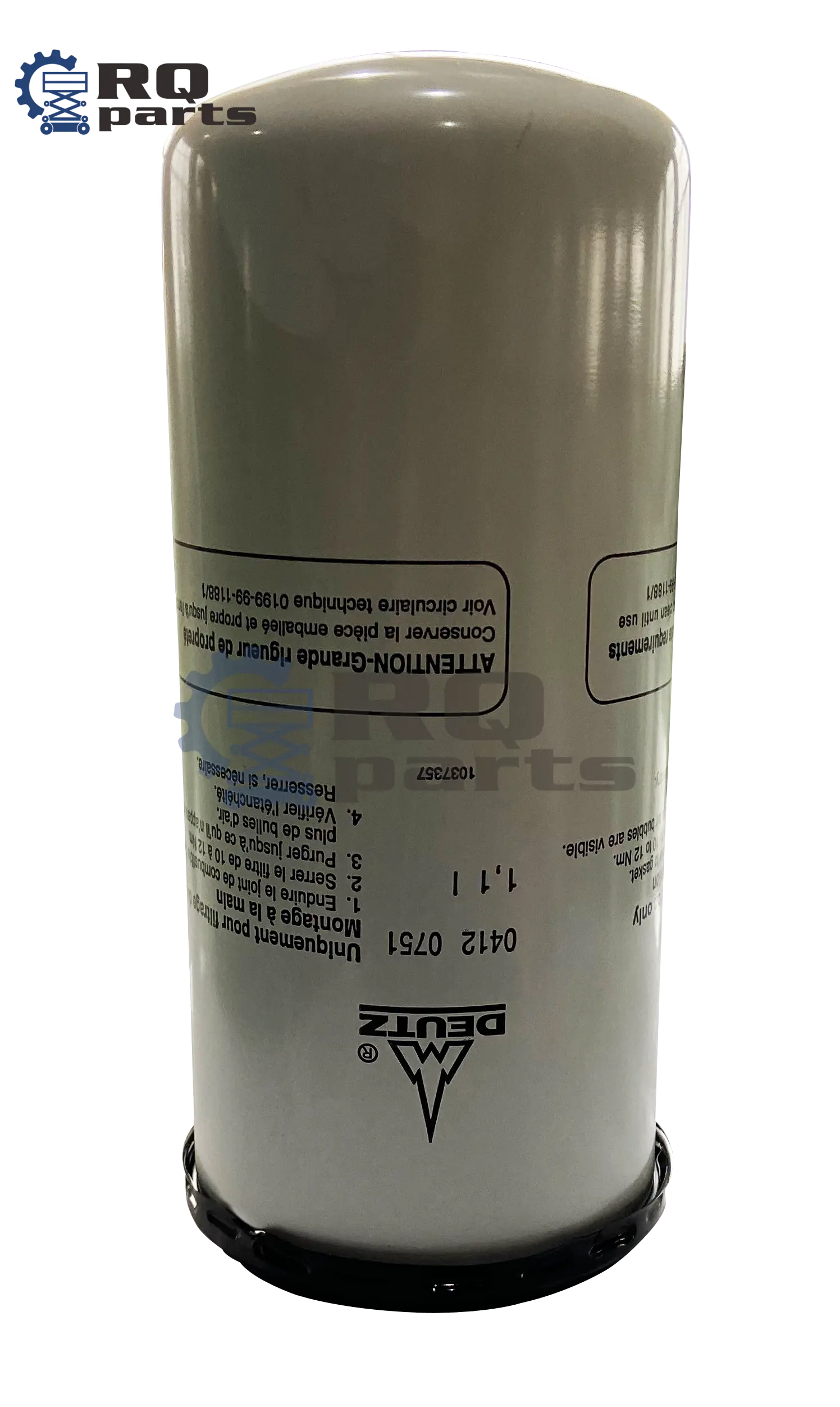 Deutz Diesel Engine Fuel Filter Part Number 04120751