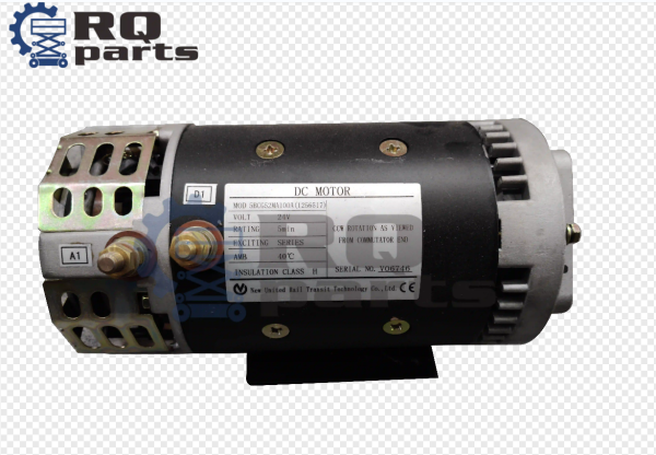 Aftermarket replacement for Genie 1256517GT 24V 3.3 kW hydraulic pump motor