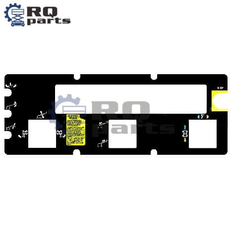 Genie Platform Control Panel Decal 65182GT