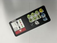 RQ Parts Haulotte 307P218040 replacement sticker