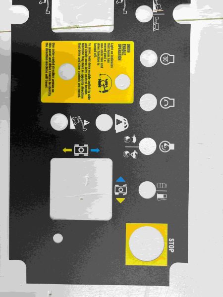 Genie 82238 platform control panel decal