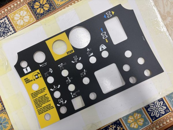 Genie Z-34/22N platform control panel decal