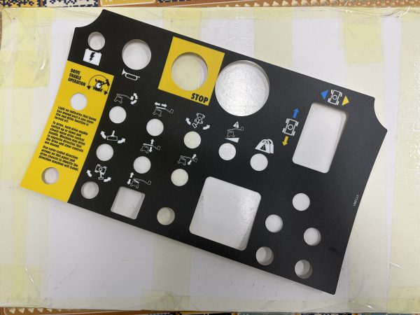 Genie 43036GT Platform Control Panel Decal
