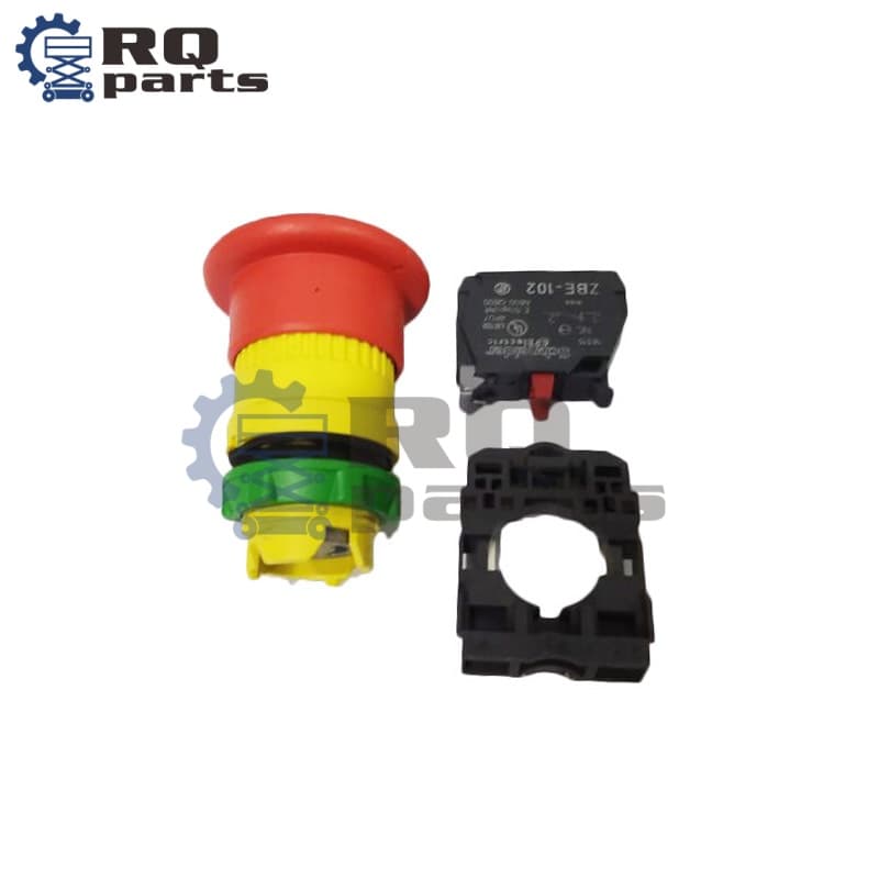 Replacement Genie E-Stop Switch Red Mushroom Head 122519GT for S-120HD and Z-135/70 Boom Lift Control Panel